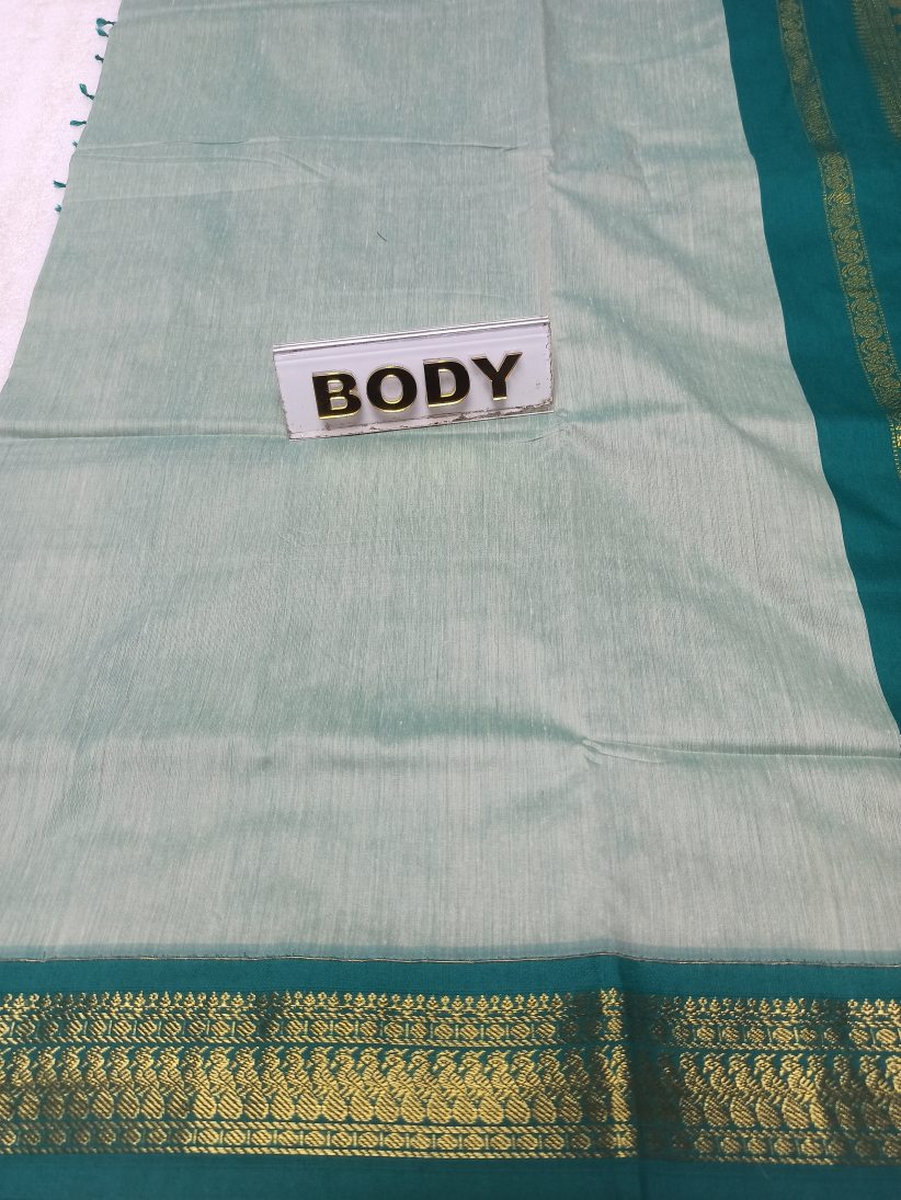 Pure Cotton Silk Saree.