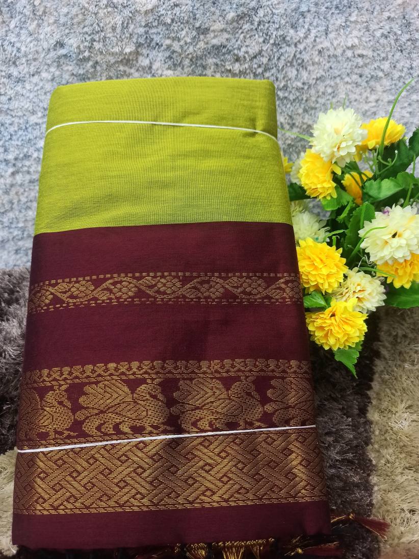Pure Cotton Silk Saree.