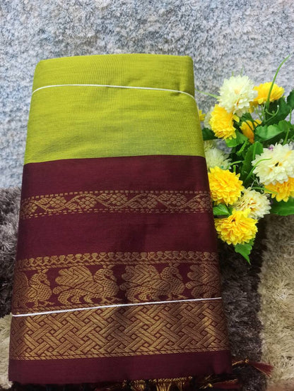 Pure Cotton Silk Saree.