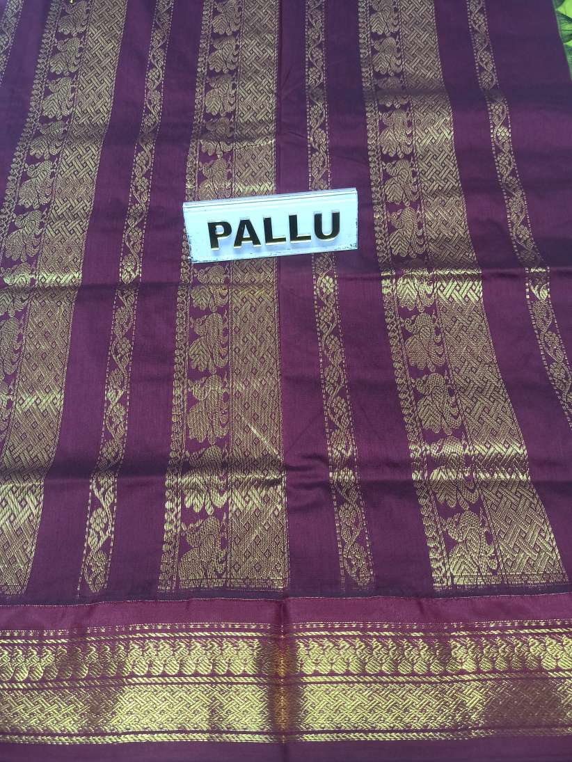 Pure Cotton Silk Saree.