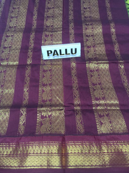 Pure Cotton Silk Saree.