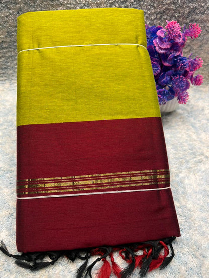 Pure Cotton Silk Saree.