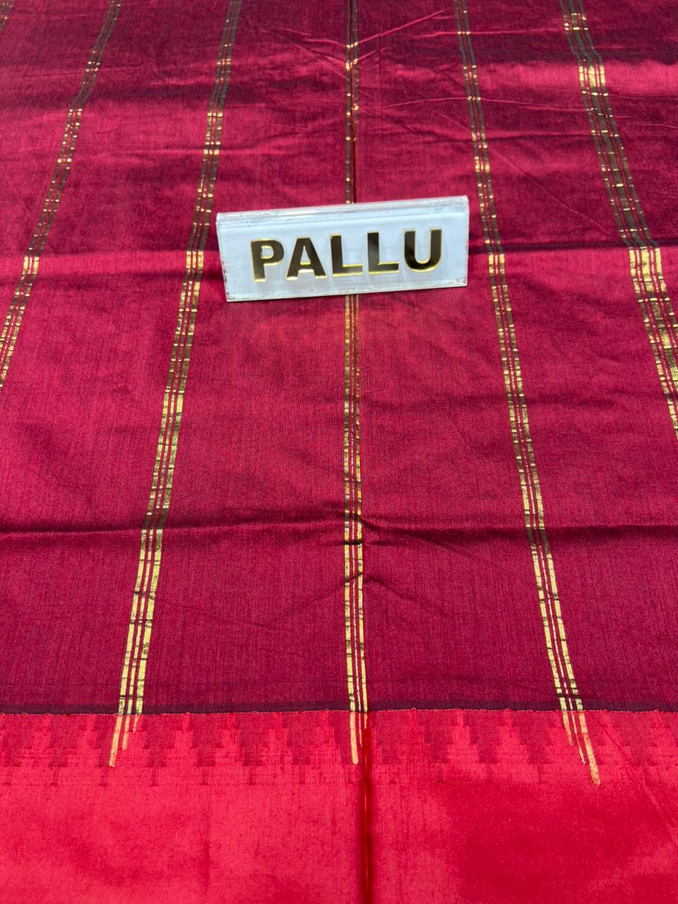 Pure Cotton Silk Saree.