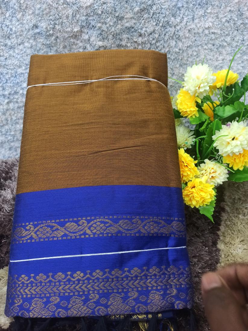 Pure Cotton Silk Saree.