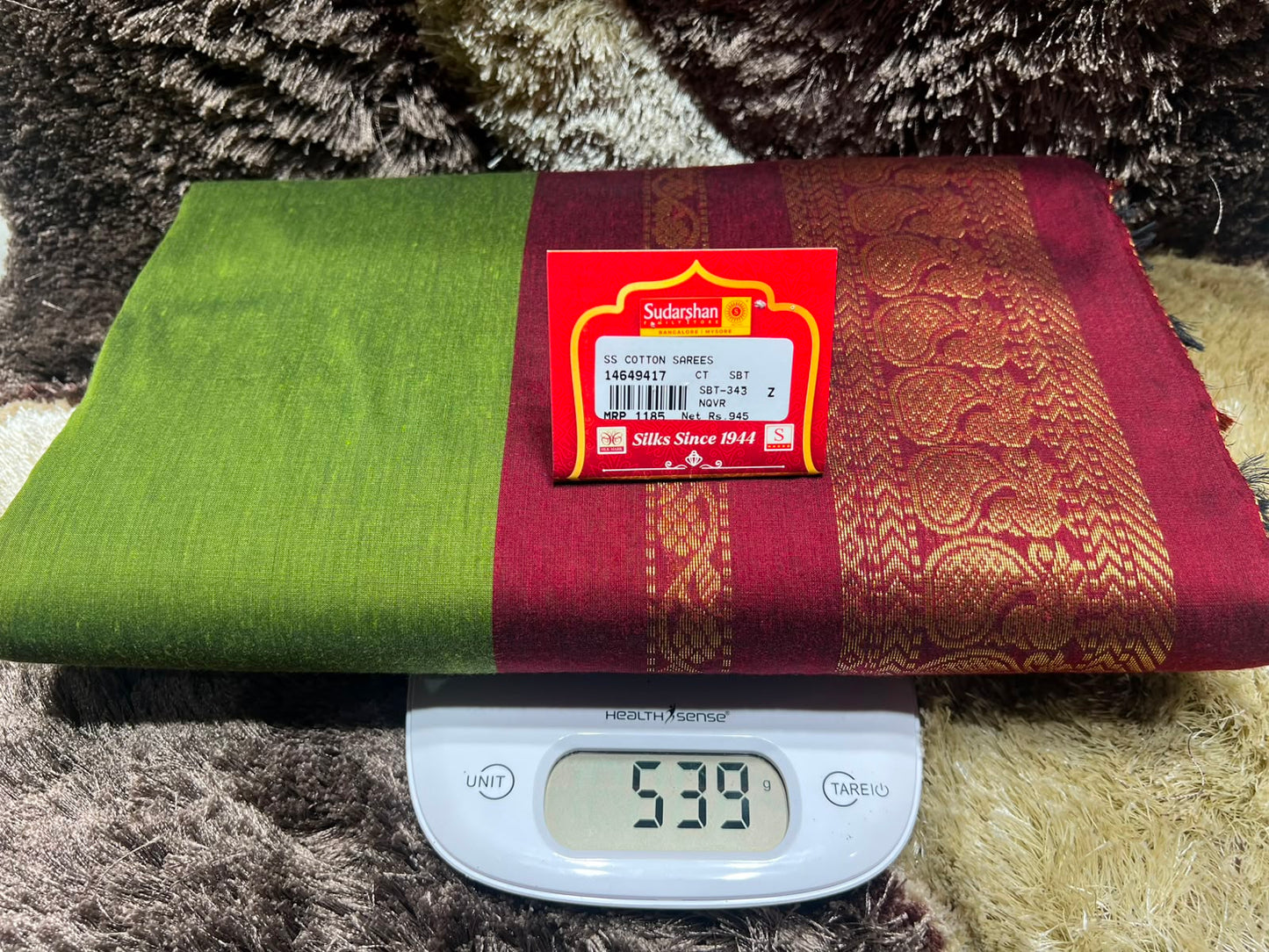 Pure Cotton Silk Saree