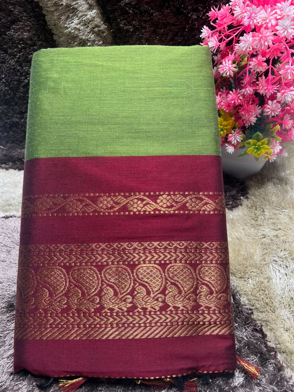 Pure Cotton Silk Saree