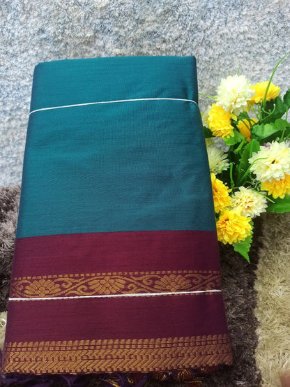 Pure Cotton Silk Saree.