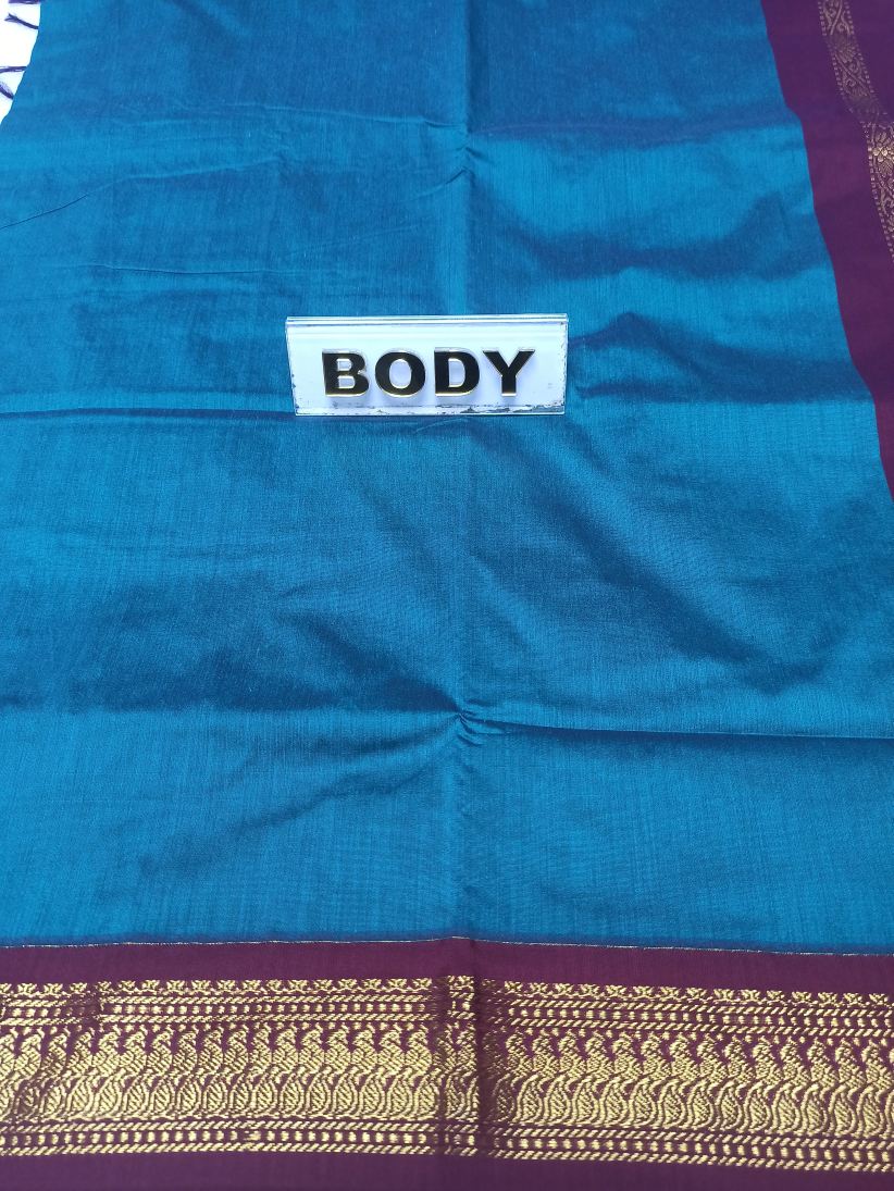 Pure Cotton Silk Saree.