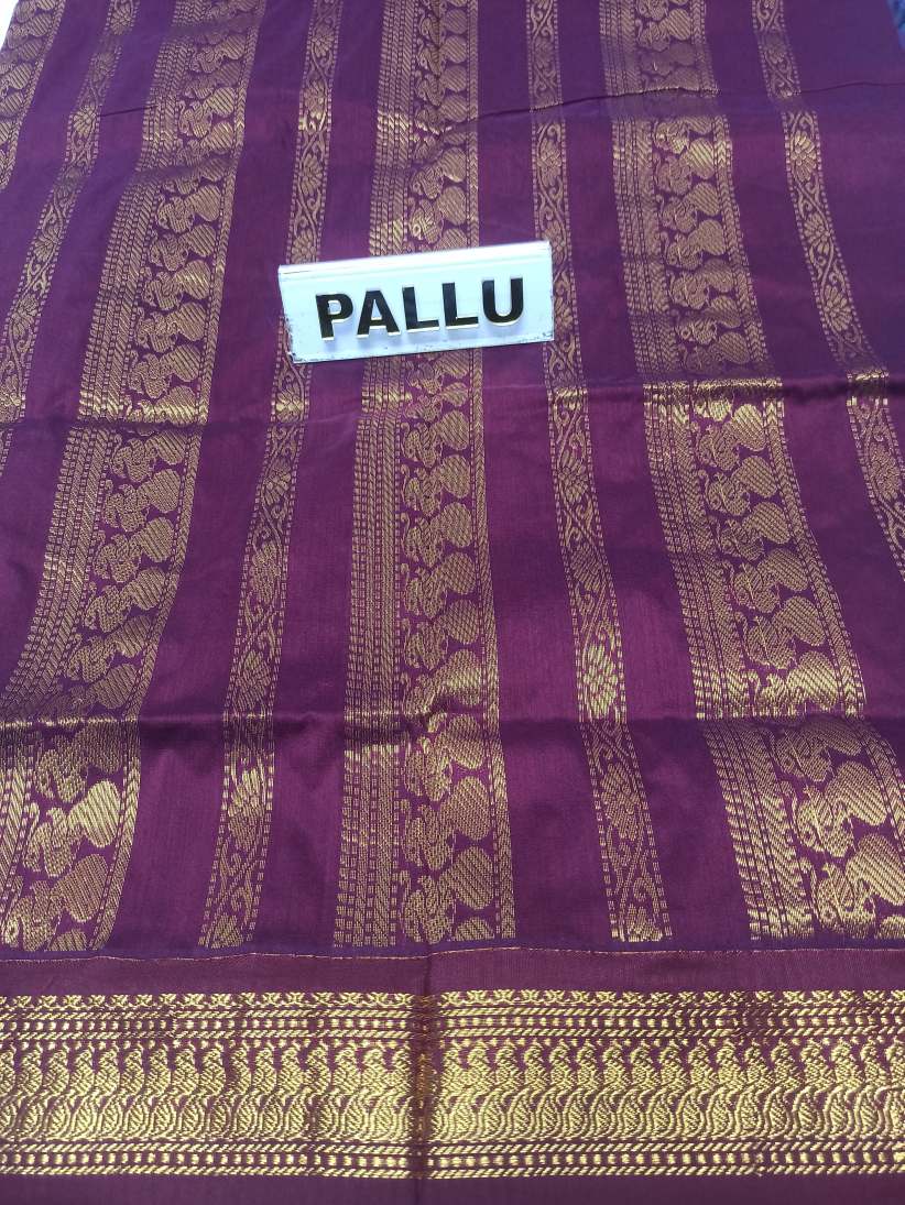 Pure Cotton Silk Saree.