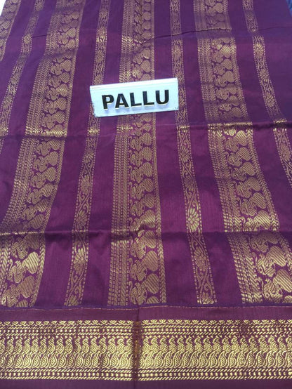 Pure Cotton Silk Saree.