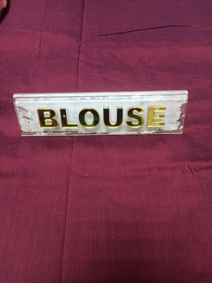 Pure Cotton Silk Saree.