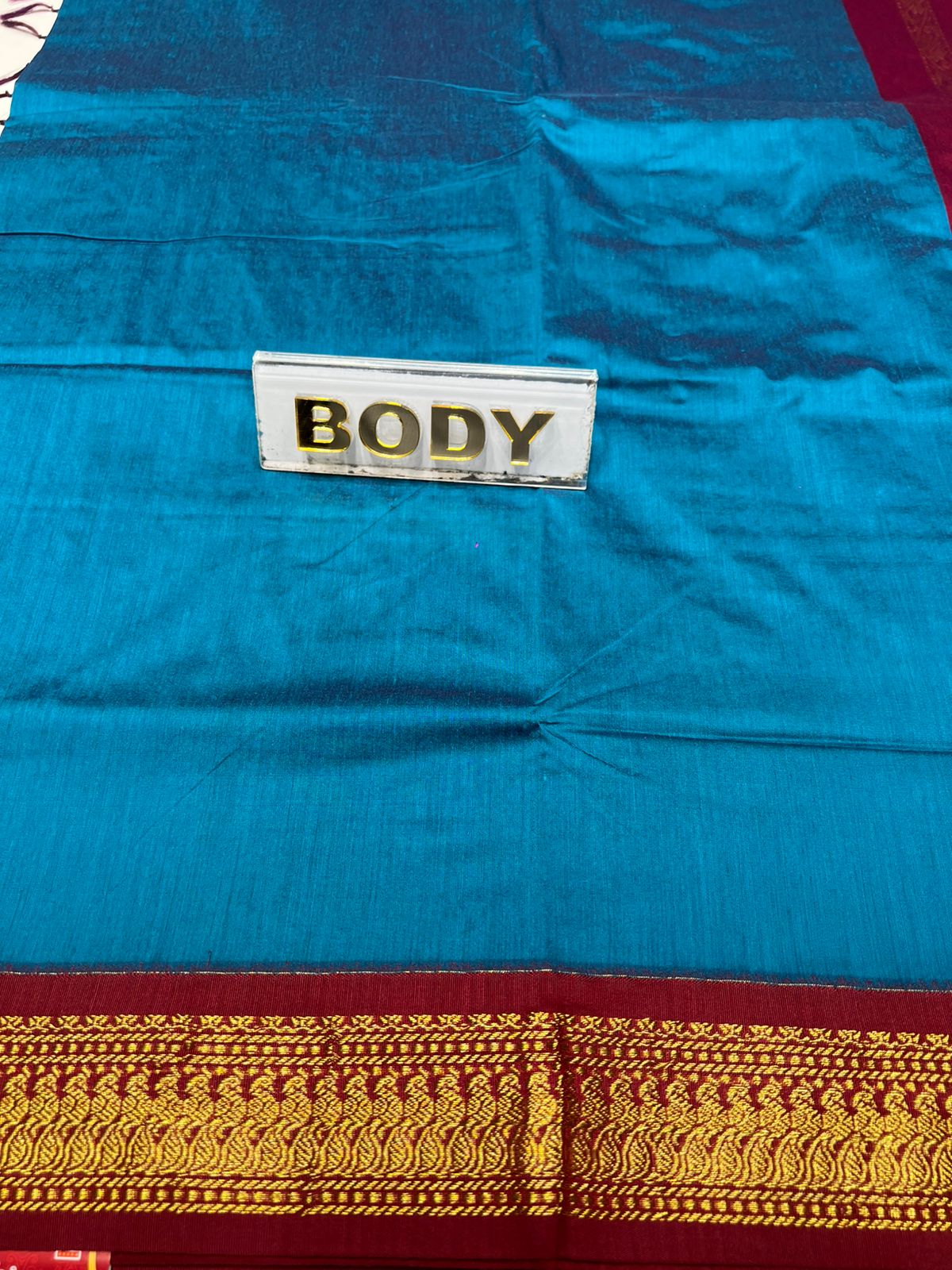 Pure Cotton Silk Saree.