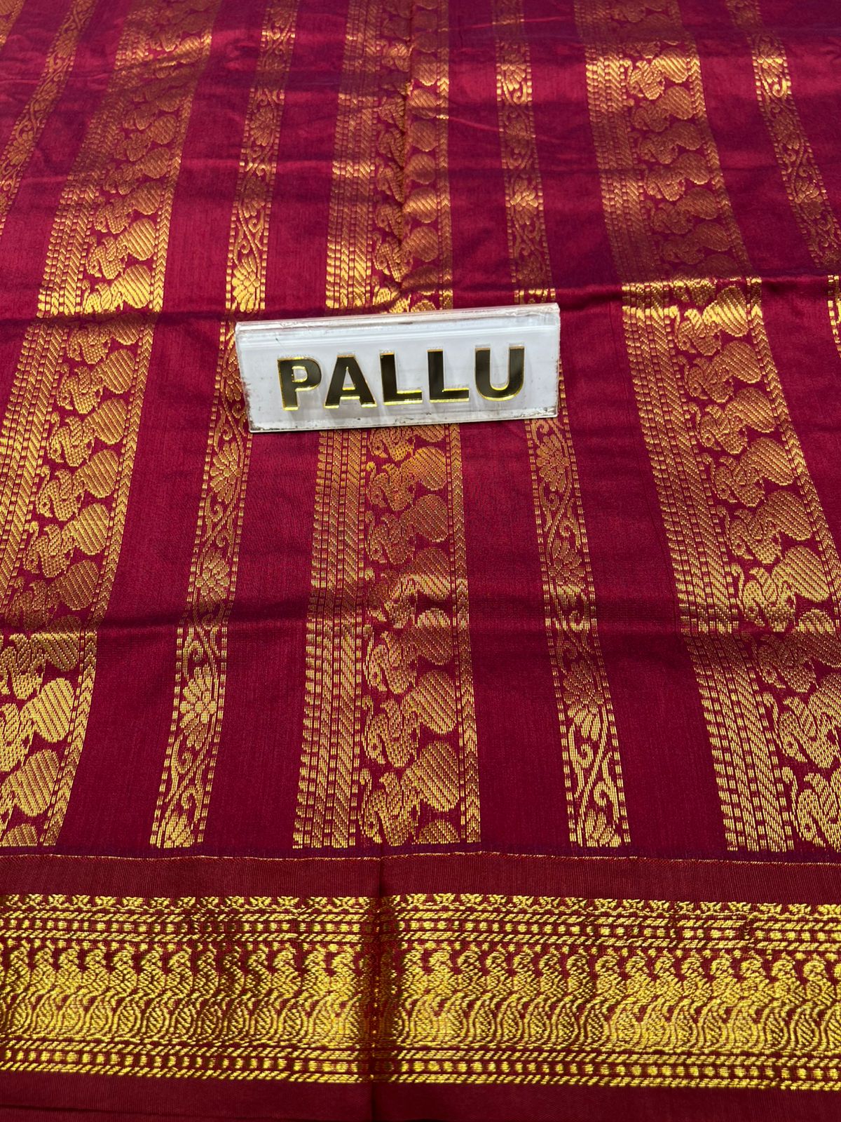 Pure Cotton Silk Saree.