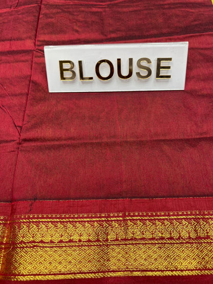 Pure Cotton Silk Saree.