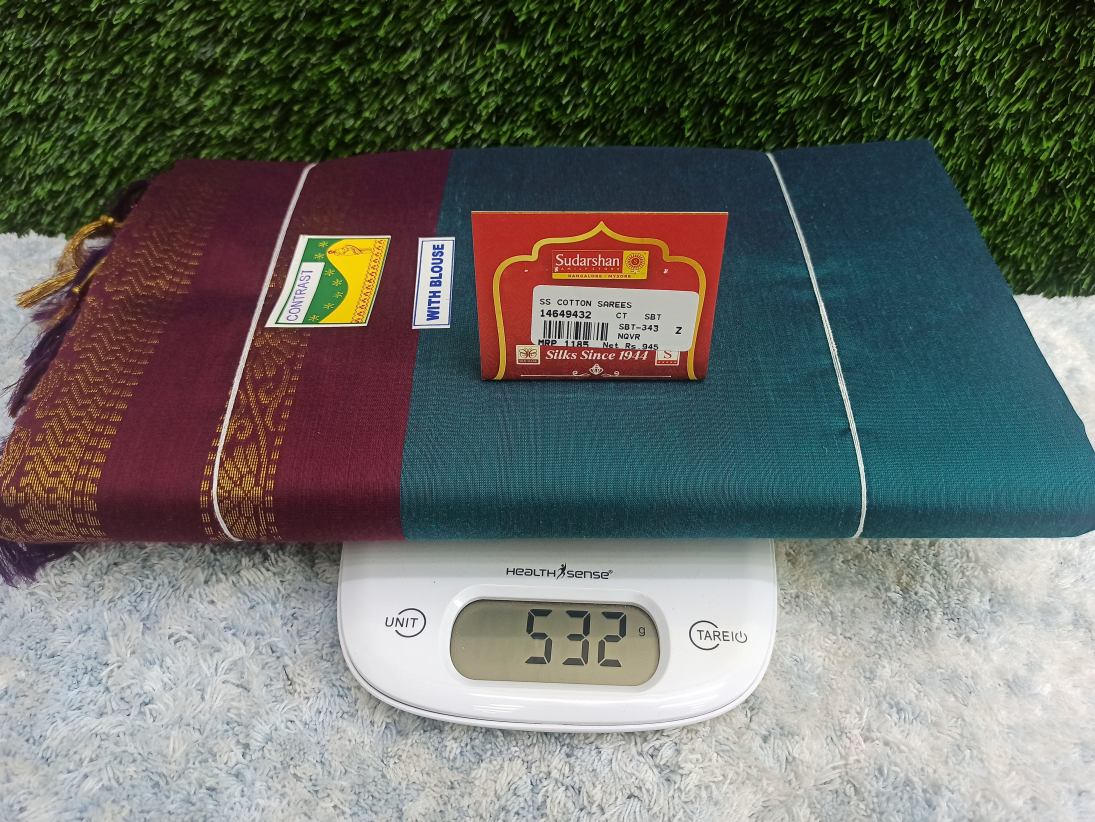 Pure Cotton Silk Saree