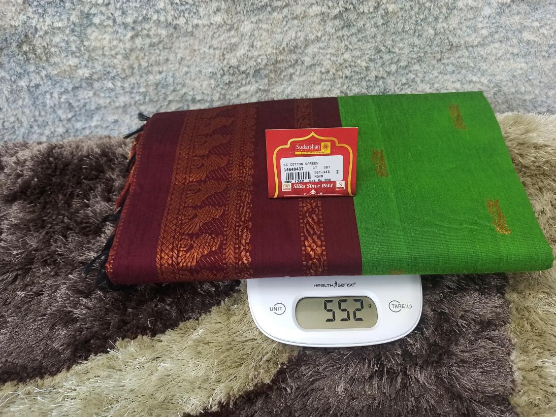 Pure Cotton Silk Saree.