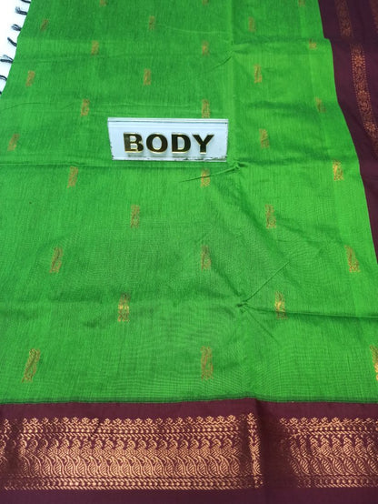 Pure Cotton Silk Saree.