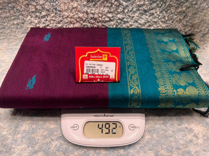 Pure Cotton Silk Saree.