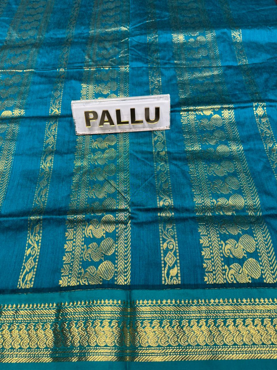 Pure Cotton Silk Saree.