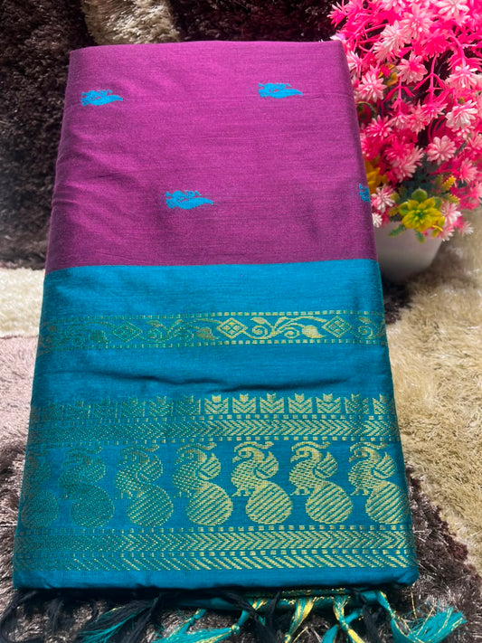 Pure Cotton Silk Saree