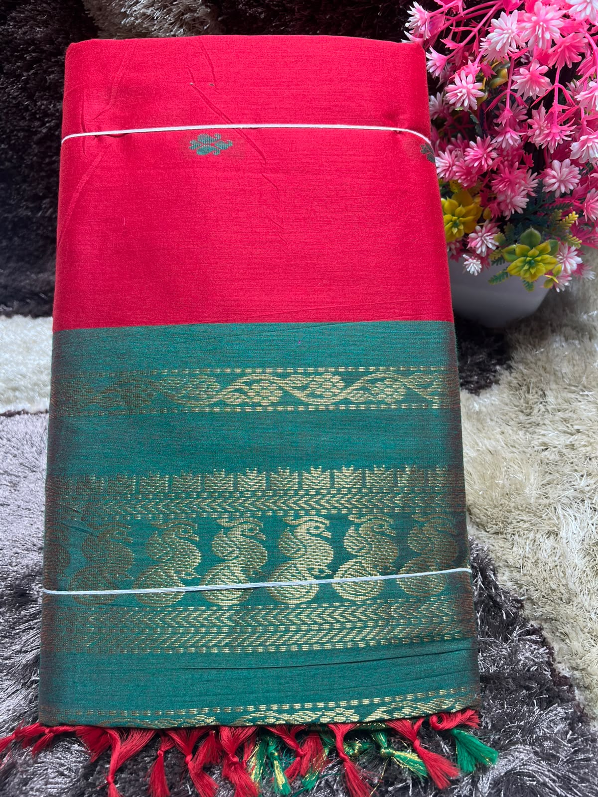 Pure Cotton Silk Saree