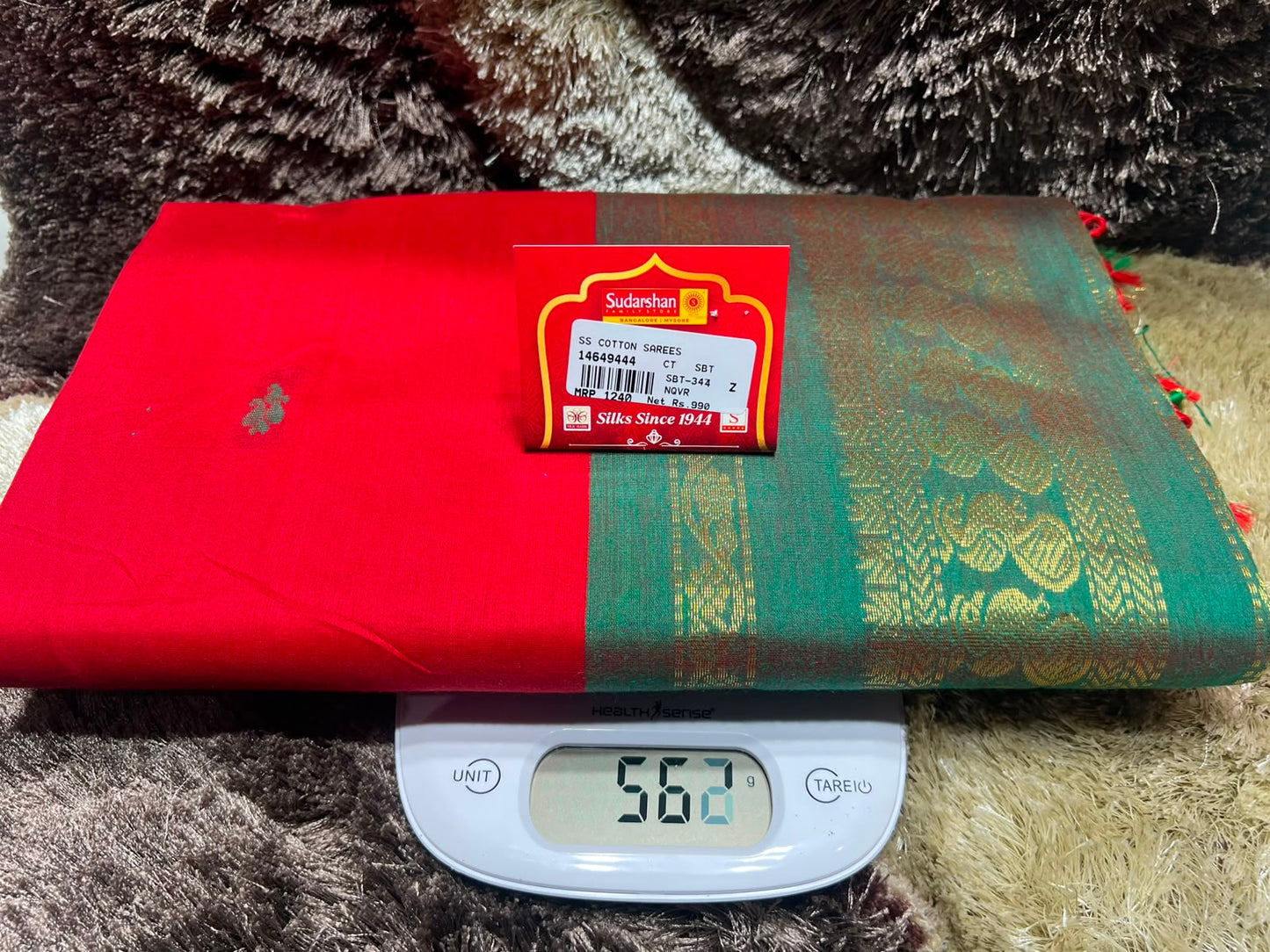 Pure Cotton Silk Saree