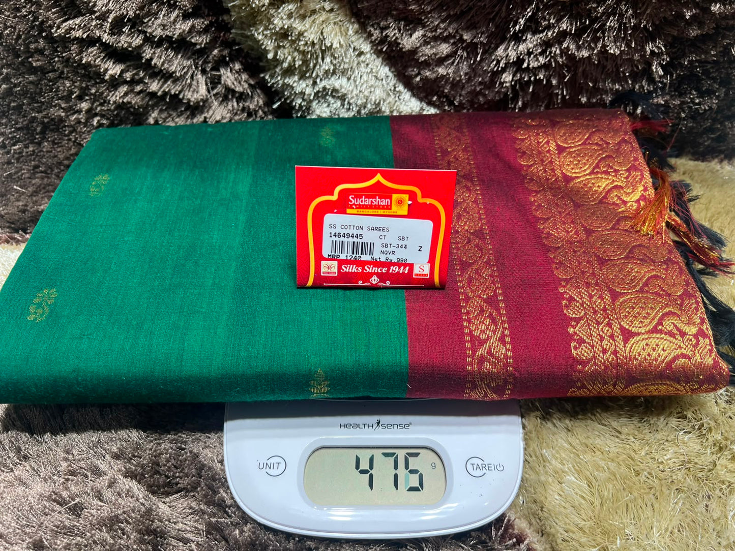 Pure Cotton Silk Saree