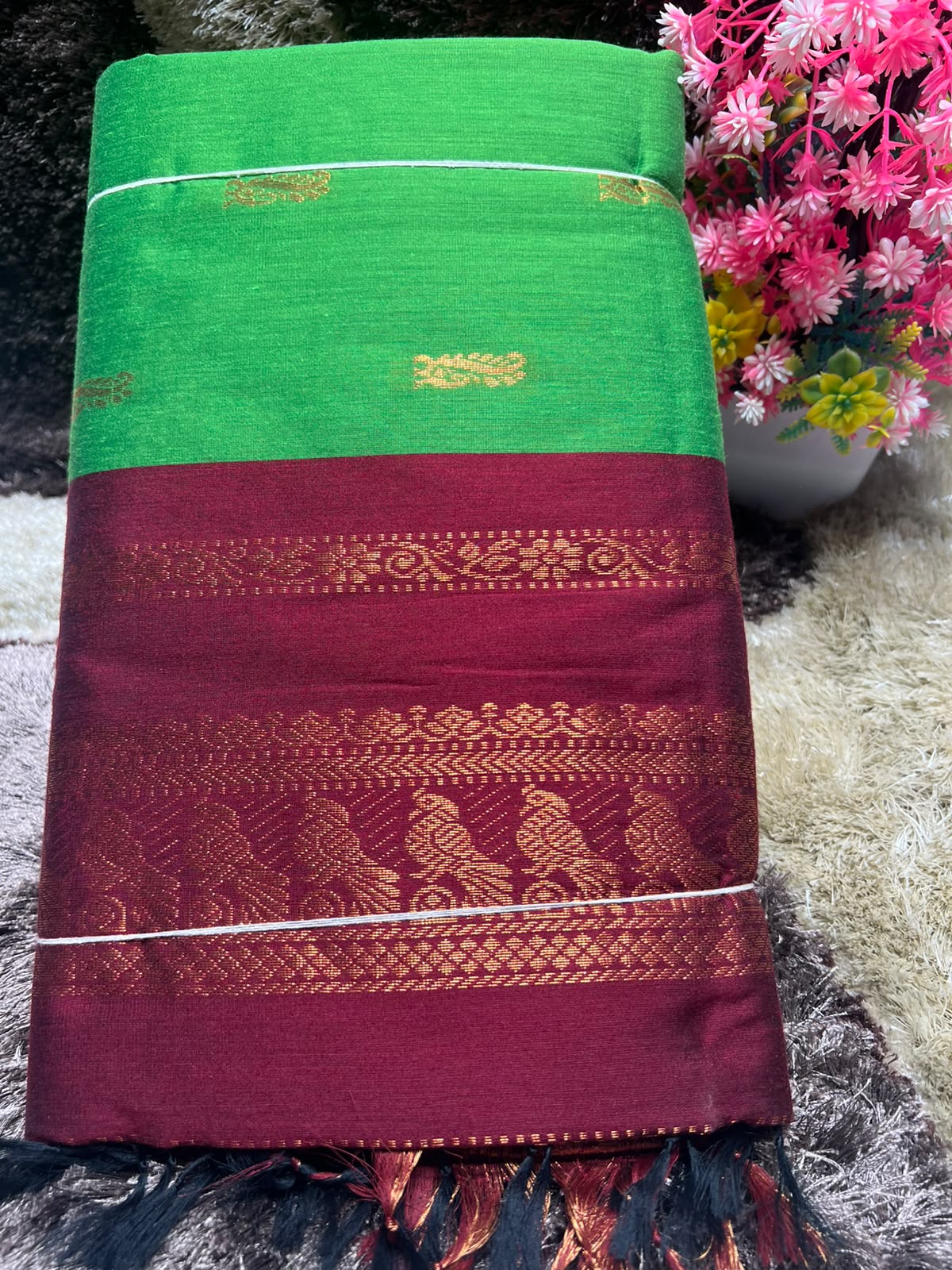 Pure Cotton Silk Saree