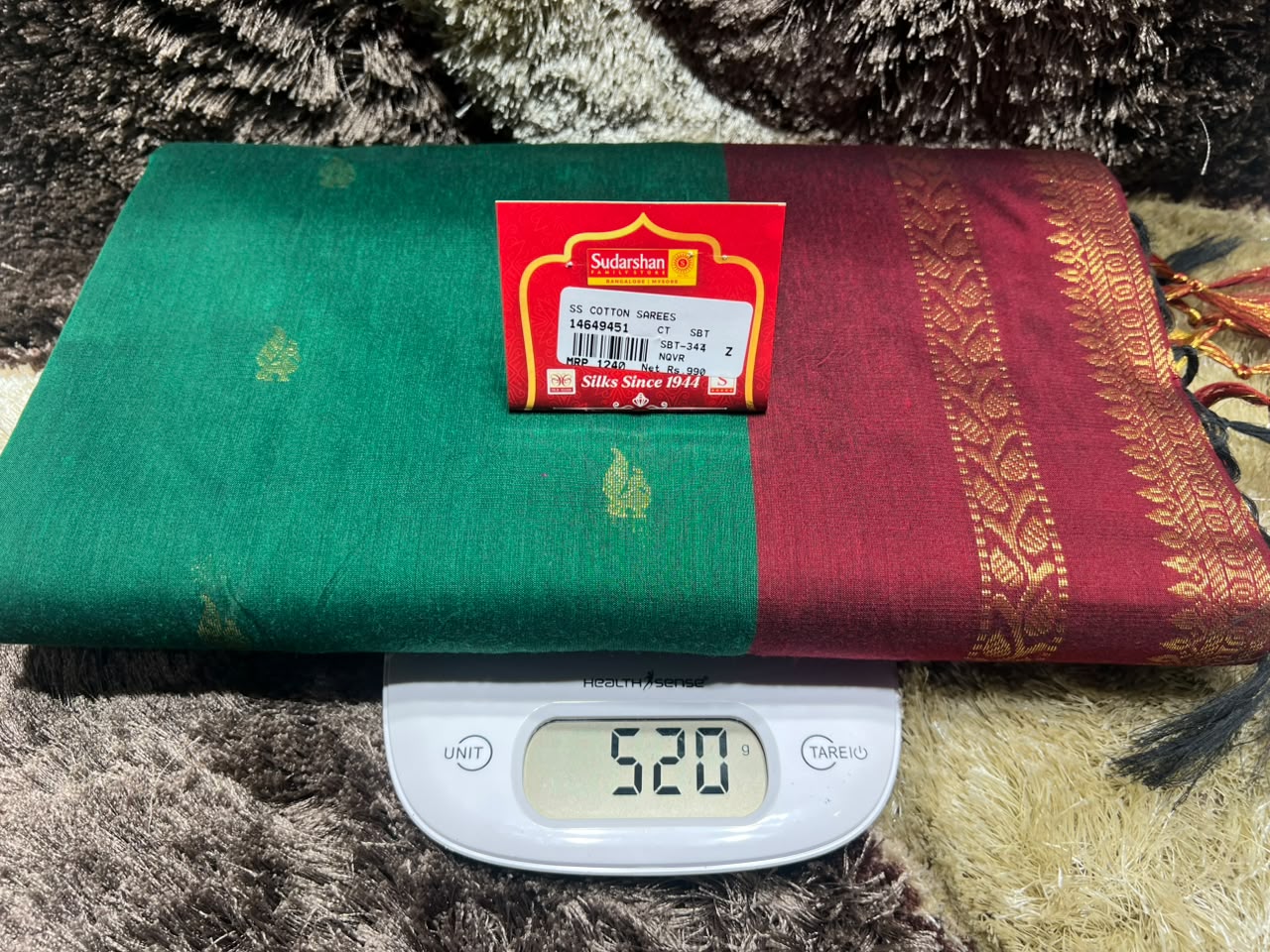 Pure Cotton Silk Saree