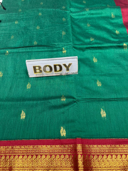 Pure Cotton Silk Saree.