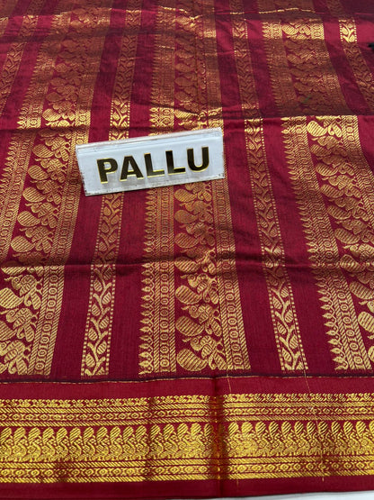 Pure Cotton Silk Saree.