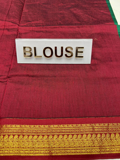 Pure Cotton Silk Saree.