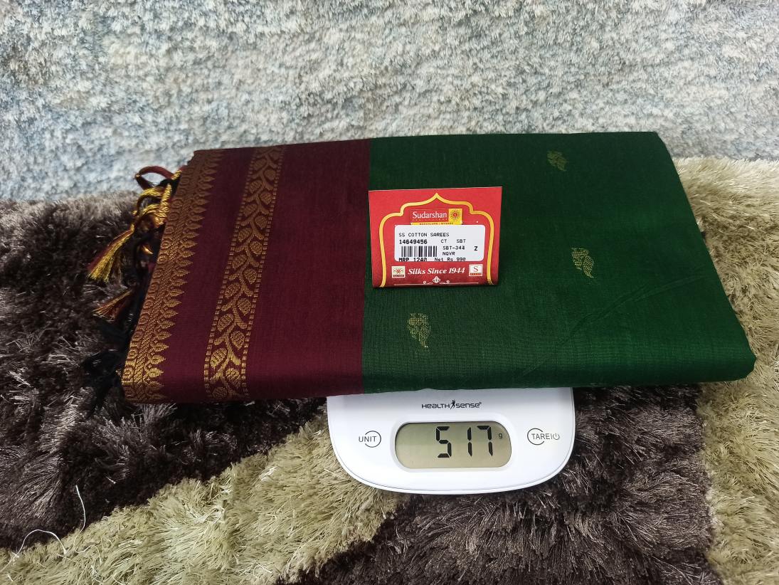 Pure Cotton Silk Saree.