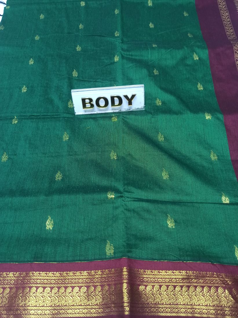 Pure Cotton Silk Saree.