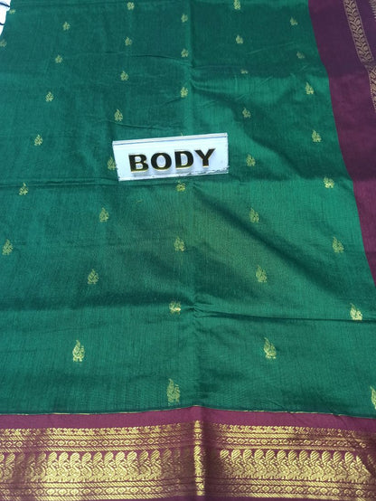 Pure Cotton Silk Saree.