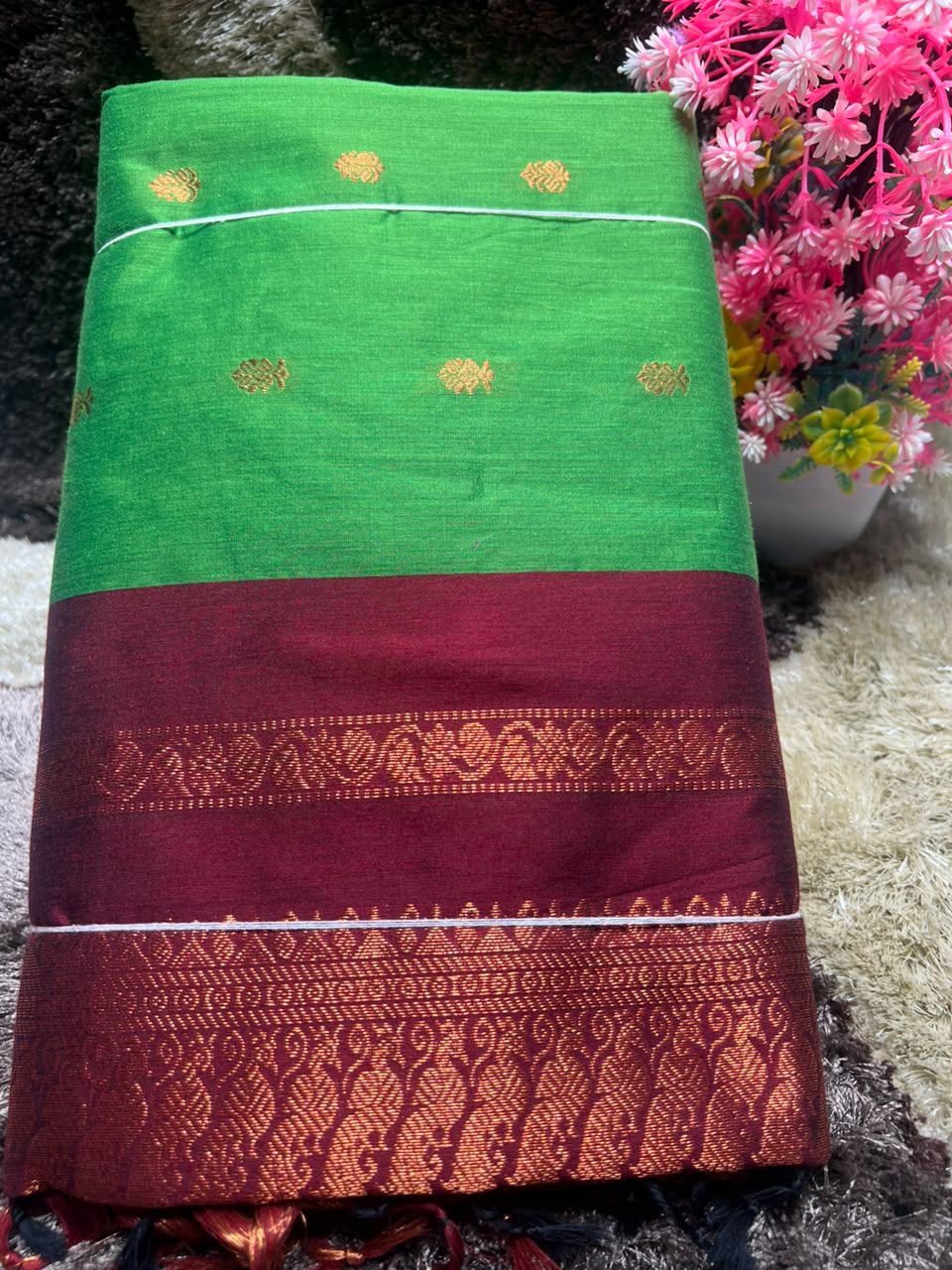 Pure Cotton Silk Saree