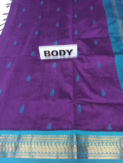 Pure Cotton Silk Saree.