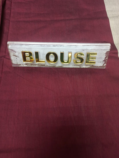 Pure Cotton Silk Saree