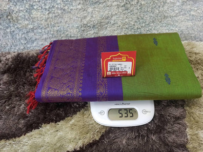 Pure Cotton Silk Saree.