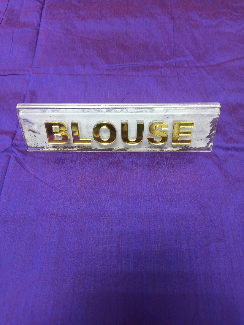 Pure Cotton Silk Saree.