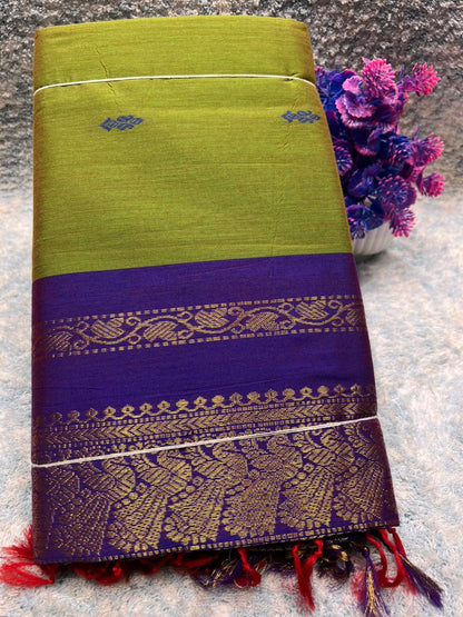 Pure Cotton Silk Saree.