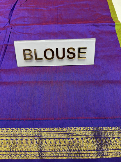 Pure Cotton Silk Saree.
