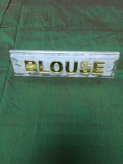 Pure Cotton Silk Saree.