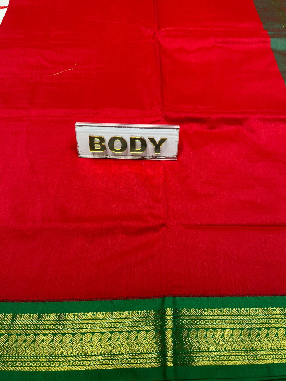 Pure Cotton Silk Saree.