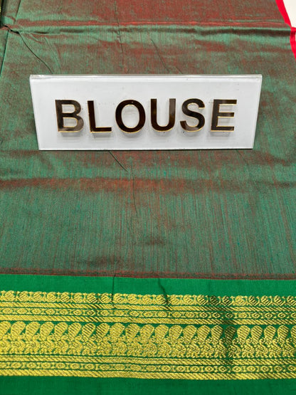 Pure Cotton Silk Saree.