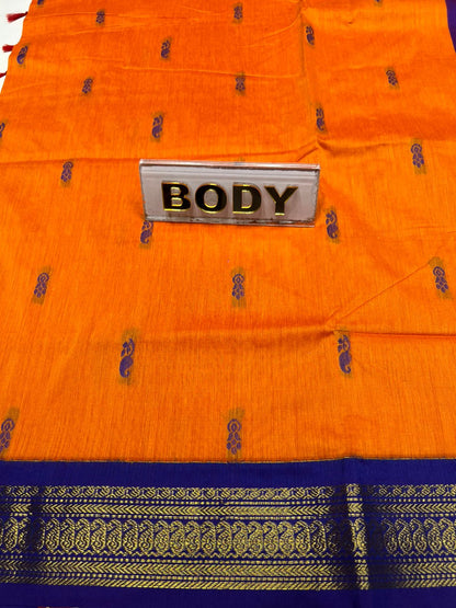 Pure Cotton Silk Saree.