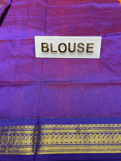 Pure Cotton Silk Saree.