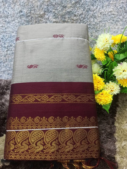 Pure Cotton Silk Saree.
