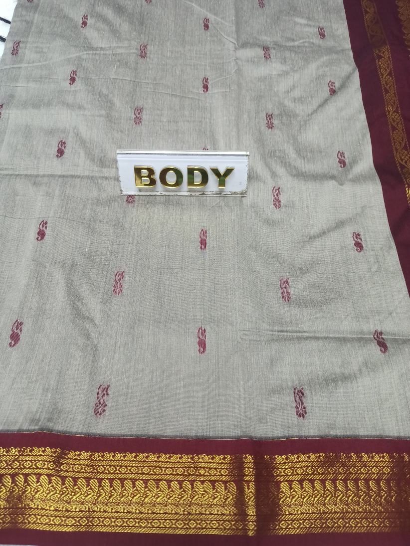 Pure Cotton Silk Saree.
