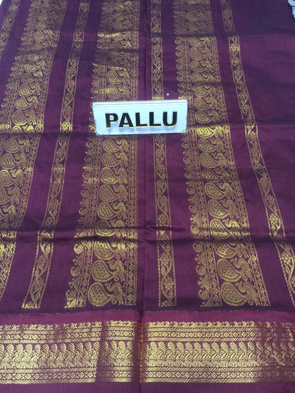 Pure Cotton Silk Saree.